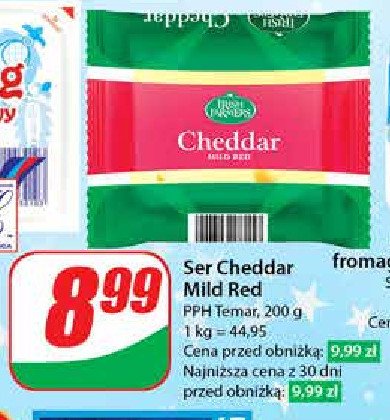 Ser cheddar mild IRISH LAND promocja