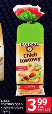 Chleb tostowy 500 g promocja w Selgros