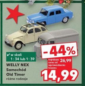 Samochodzik nex old timer Welly promocja w Kaufland