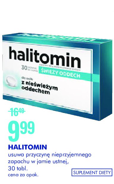 Tabletki do ssania świeży oddech Halitomin promocja