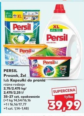 Kapsu艂ki do prania sensitive Persil discs promocja
