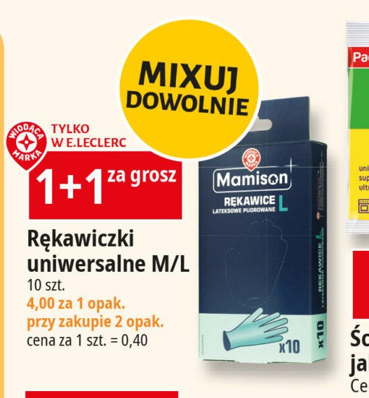 Rękawiczki jednorazowe rozm. m Wiodąca marka mamison promocja