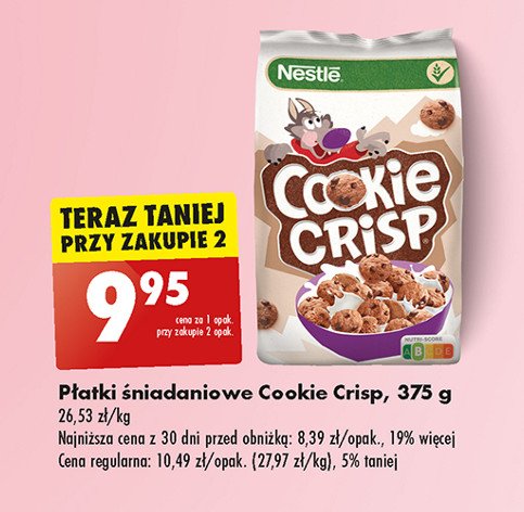 Płatki śniadaniowe Cookie crisp promocja w Biedronka