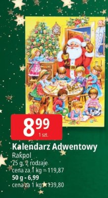 Kalendarz Adwentowy Rakpol promocja w Leclerc