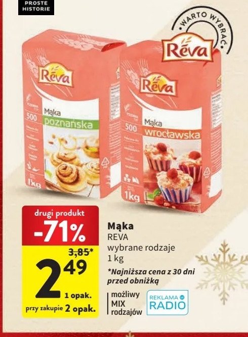 Mąka wrocławska Reva promocja