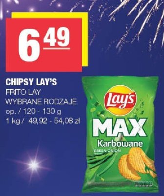 Chipsy Lay's FRITO LAY wybrane rodzaje promocja w SPAR