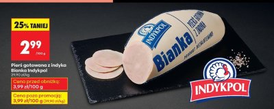 Pierś gotowana z indyka Bianka Indykpol promocja w Biedronka