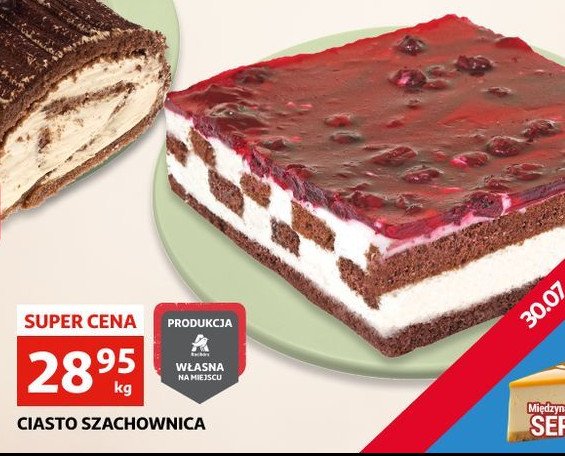 Ciasto szachownica Auchan promocja
