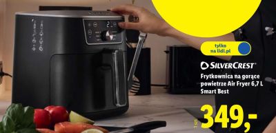 Frytkownica na gorące powietrze Air Fryer 6,7 L Smart Best  promocja w Lidl