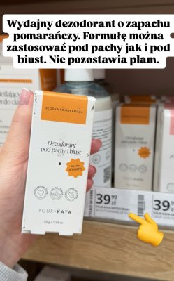 Dezodorant pod pachy i biust słodka pomarańcza promocja w Hebe