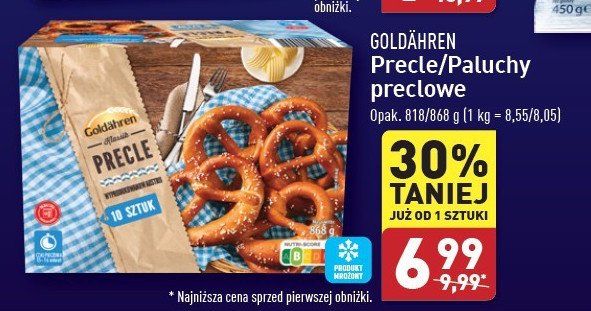 Paluchy preclowe Goldahren promocja w Aldi