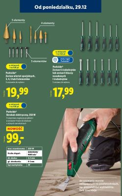 Parkside Zestaw wierteł specjalnych 3, 4, 5 lub 8 elementów promocja w Lidl