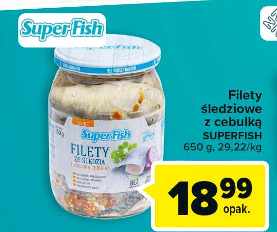 Śledź po polsku z cebulką Superfish promocja
