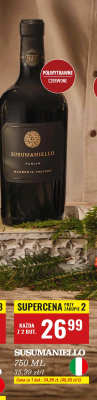 Wino Susumaniello Puglia Masseria Trajone 750 ML promocja w Biedronka