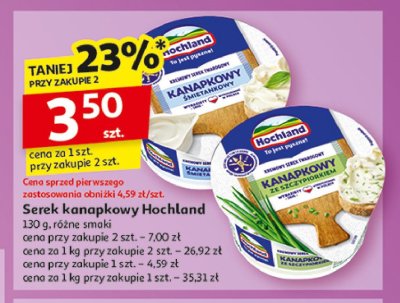 Serek 艣mietankowy Hochland kanapkowy promocja