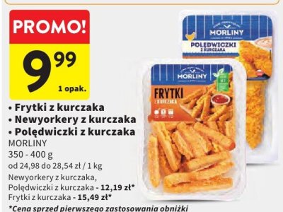 Newyorkery z kurczaka MORLINY promocja w Intermarche