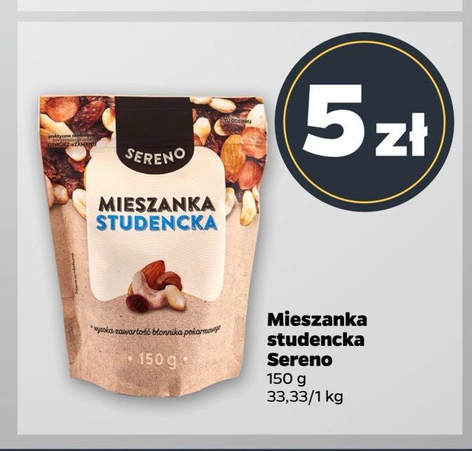 Mieszanka studencka Sereno promocja