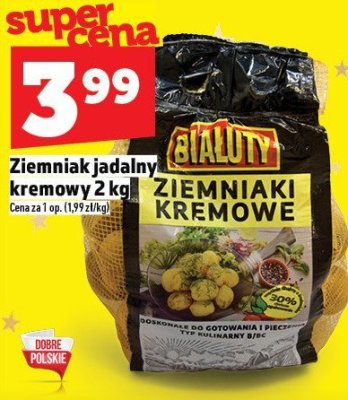 Ziemniak jadalny kremowy 2 kg promocja w TOPAZ