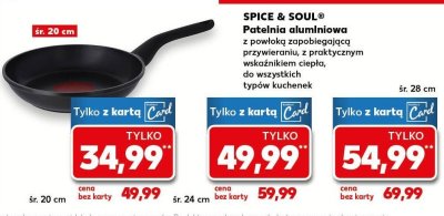 Patelnia aluminiowa z powłoką zapobiegającą przywieraniu śr. 20 cm promocja w Kaufland