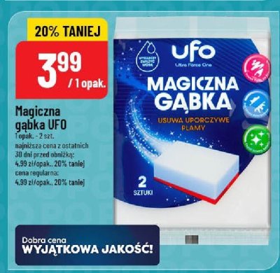 Magiczna gąbka UFO promocja w POLOmarket