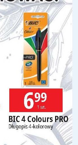 Długopis 4 colours decor Bic 4 colours promocja w Leclerc