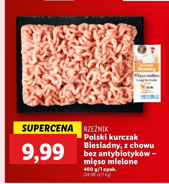 Mięso mielone z nogi kurczaka kurczaka Rzeźnik codzienna dostawa promocja