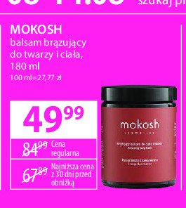 Balsam do ciała pomarańcza z cynamonem Mokosh promocja