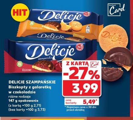 Delicje szampańskie wiśniowe promocja