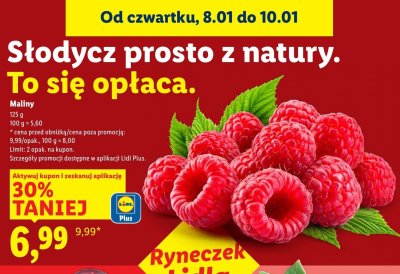 Maliny Tesco mw promocja w Lidl