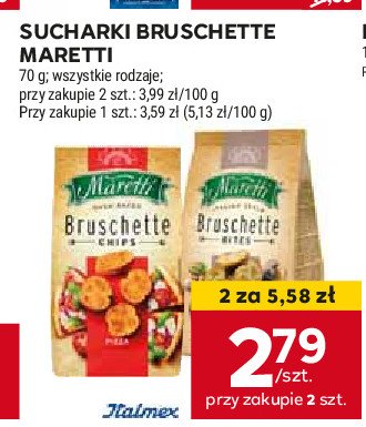 Bruschetta grzyby w śmietanie Maretti bruschette promocja