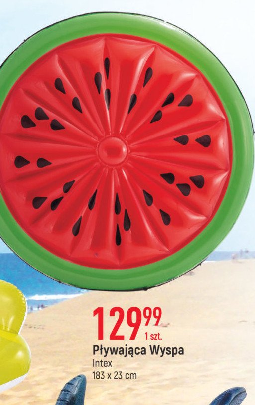 Materac arbuz 183 x 23 cm Intex promocja