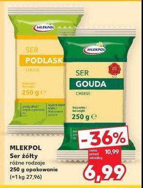 Ser podlaski Mlekpol promocja w Kaufland