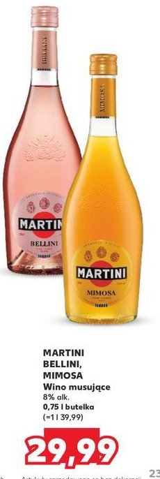 Wino bellini Martini promocja w Kaufland