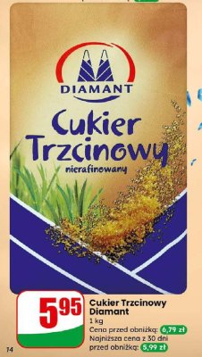 Cukier trzcinowy nierafinowany 1 kg promocja w Dino