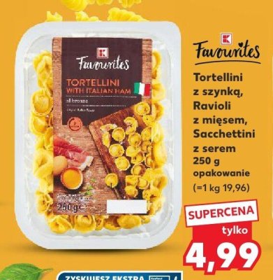 Makaron tortellini z szynką PAGANI promocja w Kaufland