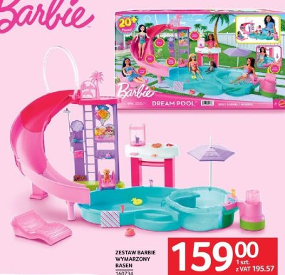 Zestaw Barbie Wymarzony Basen promocja w Selgros