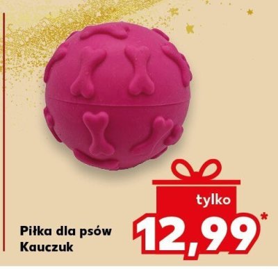 Piłka dla psów Kauczuk promocja w Kaufland