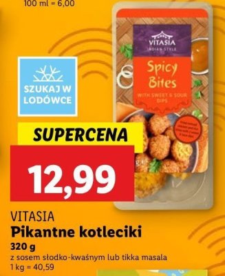 Pikantne kotleciki z sosoem tikka masala Vitasia india promocja