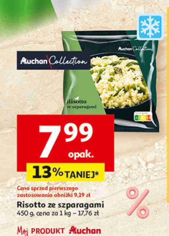 Risotto ze szparagami AUCHAN COLLECTION promocja