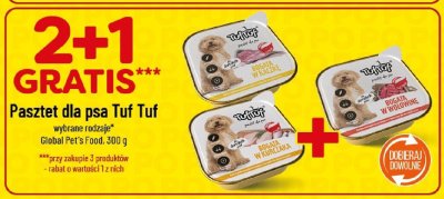Pasztet dla psa Tuf Tuf wybrane rodzaje promocja w POLOmarket