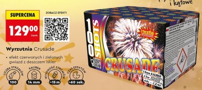 Wyrzutnia fajerwerków Crusade promocja w Biedronka