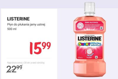 Płyn do płukania jamy ustnej Smart Rinse 500 ml promocja w Rossmann