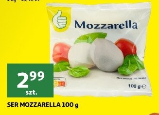 Mozzarella Podniesiony kciuk promocja