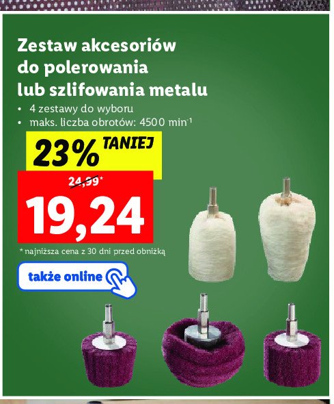 Zestaw akcesori贸w do polerowania metalu promocja
