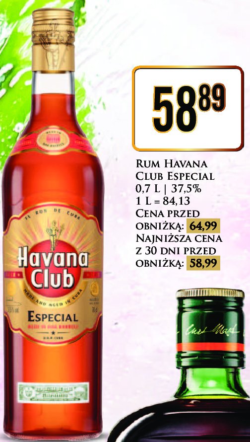 Rum Havana club especial promocja w Dino
