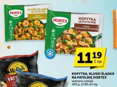 Kopytka, Kluski śląskie na patelnię Hortex promocja w Euro Sklep