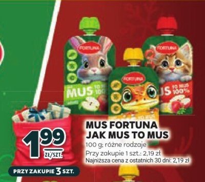 Mus Fortuna Jak Mus To Mus promocja w Stokrotka