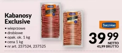 Kabanosy Exclusive wieprzowe czosnkowe promocja w Makro