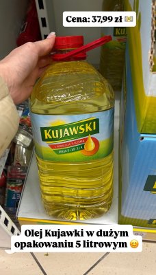 Olej Kujawski z pierwszego tłoczenia promocja w Dino