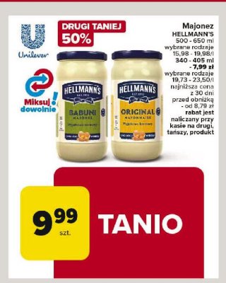 Majonez original Hellmann's promocja